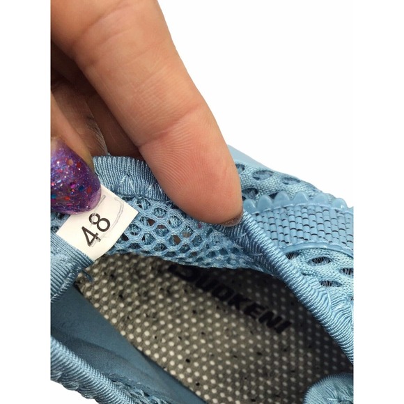 Soukeni Blue Quick Drying Mesh Slip On Sneaker Water Shoes Size 14 Men - Picture 14 of 15